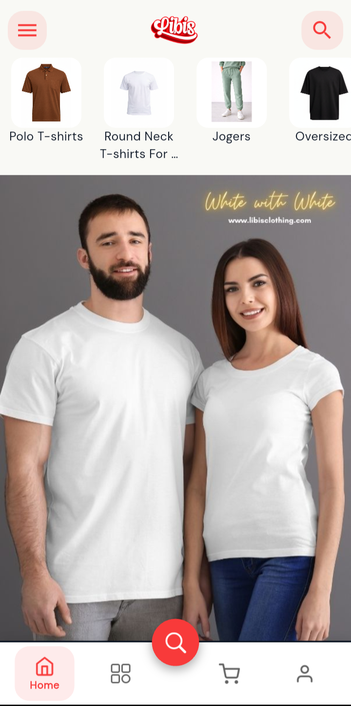 Libis Clothing mobile app